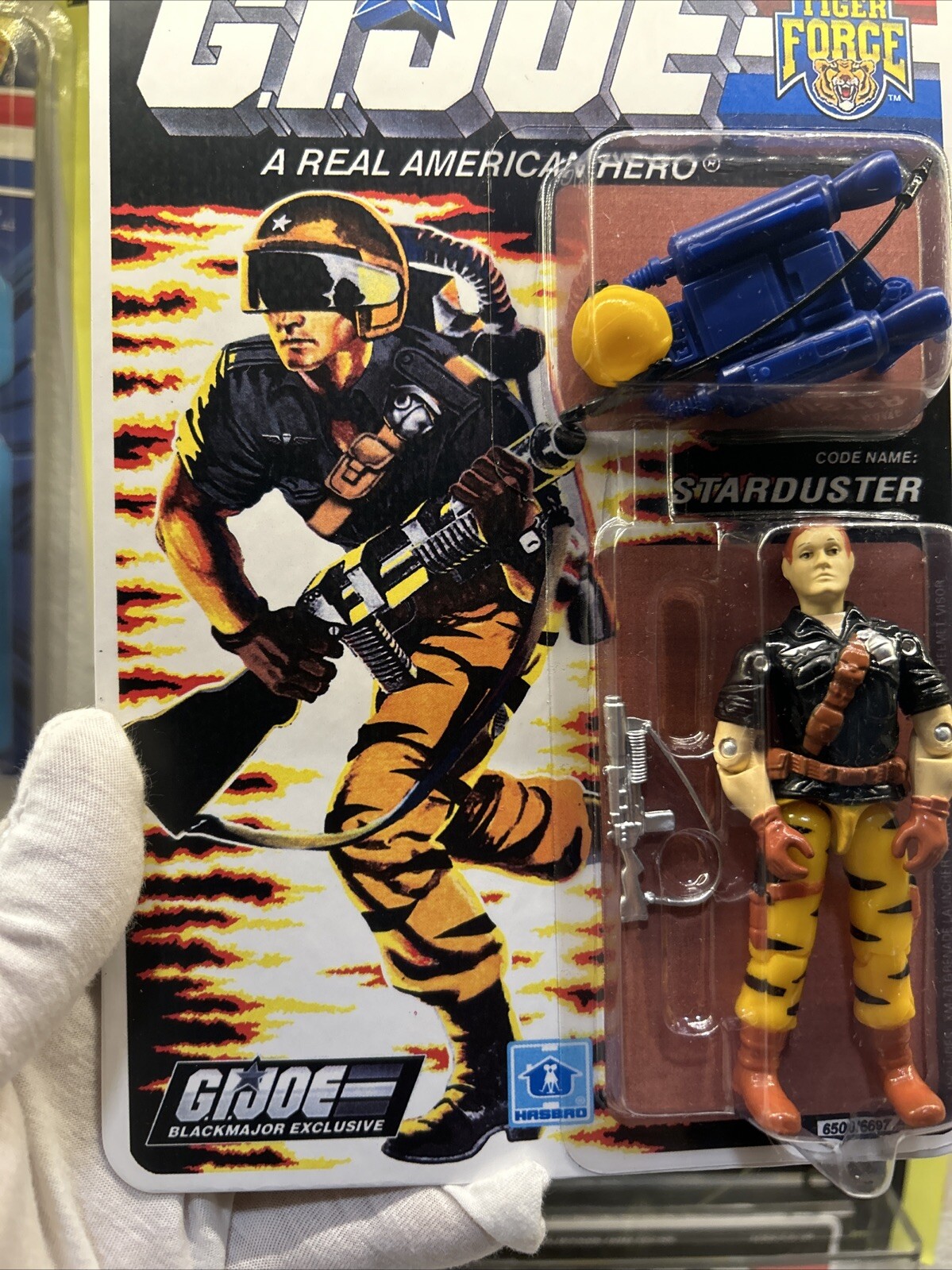 Arah Cobra 1988 Tiger Force Starduster Jet Pack Trooper Beautiful Lot Carded Moc