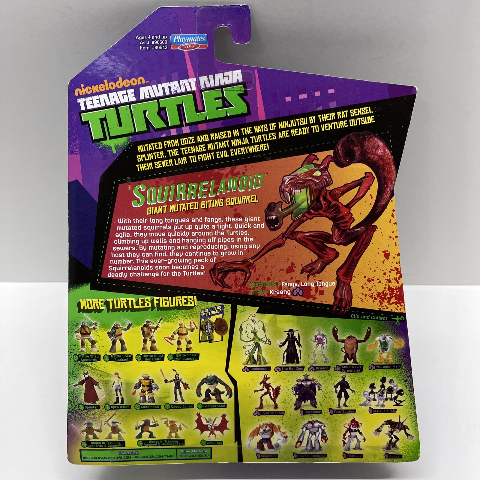 Teenage Mutant Ninja Turtles SQUIRRELANOID Figure Nickelodeon Playmates 2013 NEW