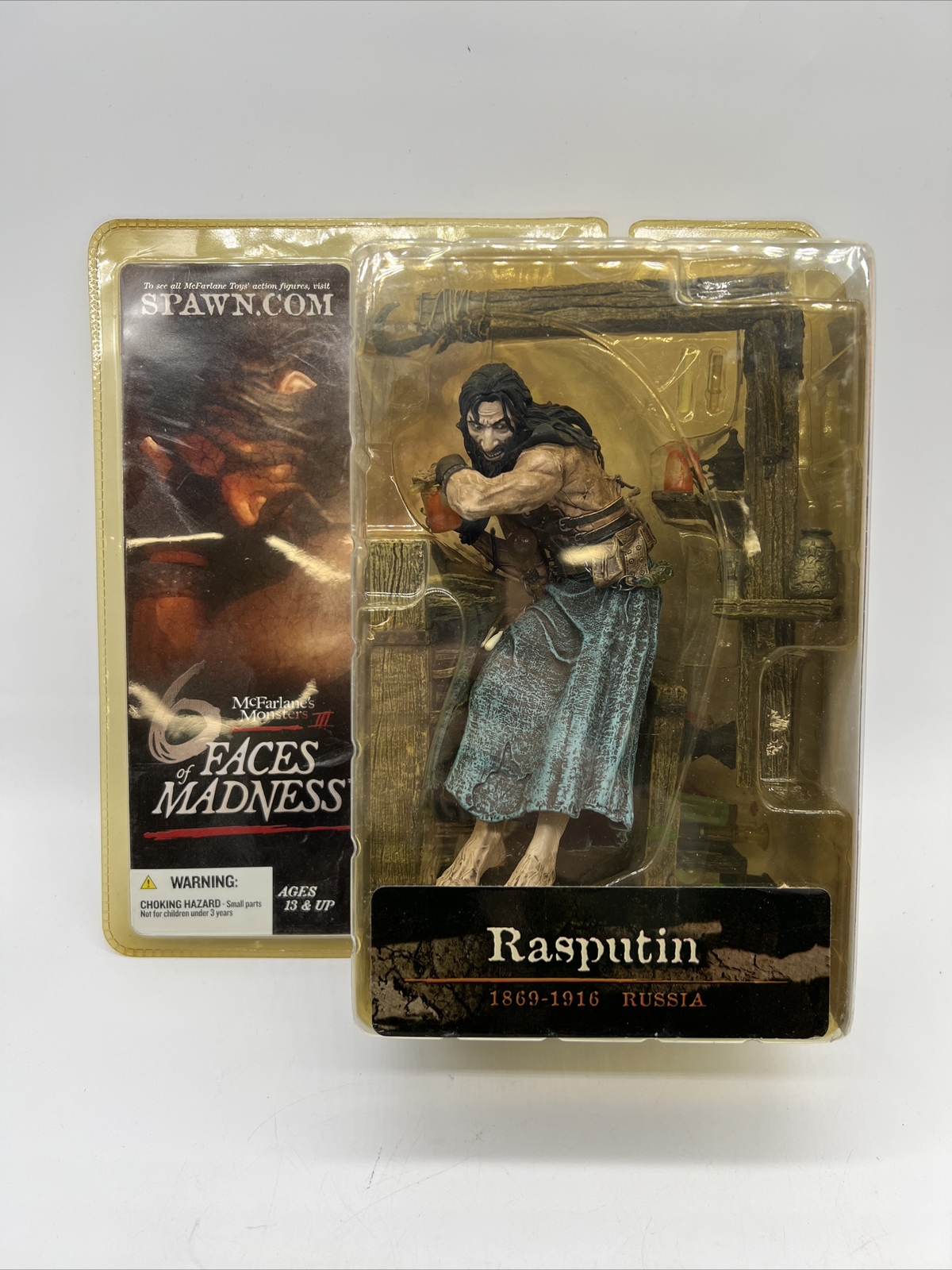 Spawn 6 Faces of Madness Rasputin 1869-1916 Russia McFarlane&rsquo;s Monsters III