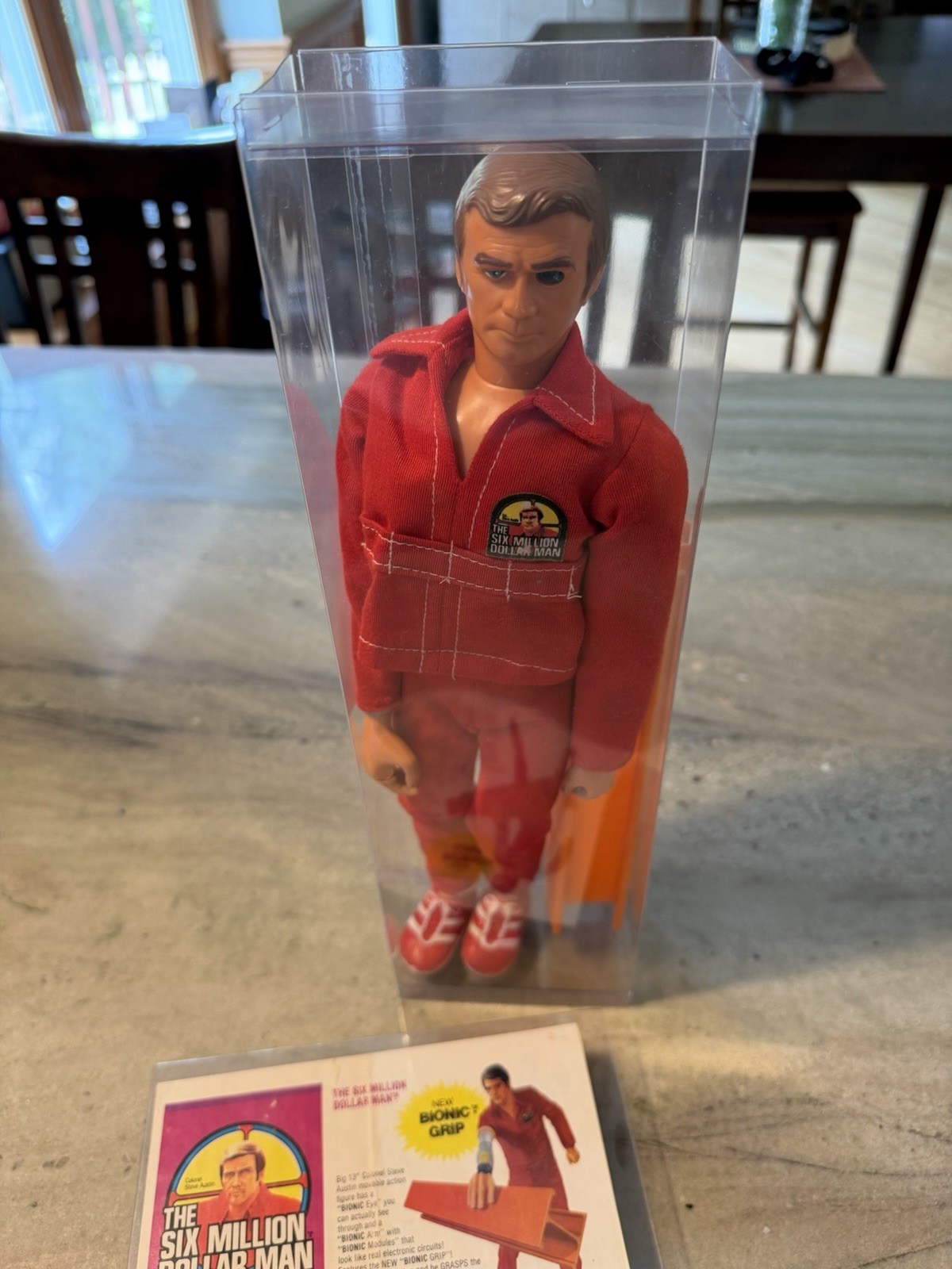 Vintage 1976 Kenner Six Million Dollar Man Bionic Grip 2nd Edition action figure