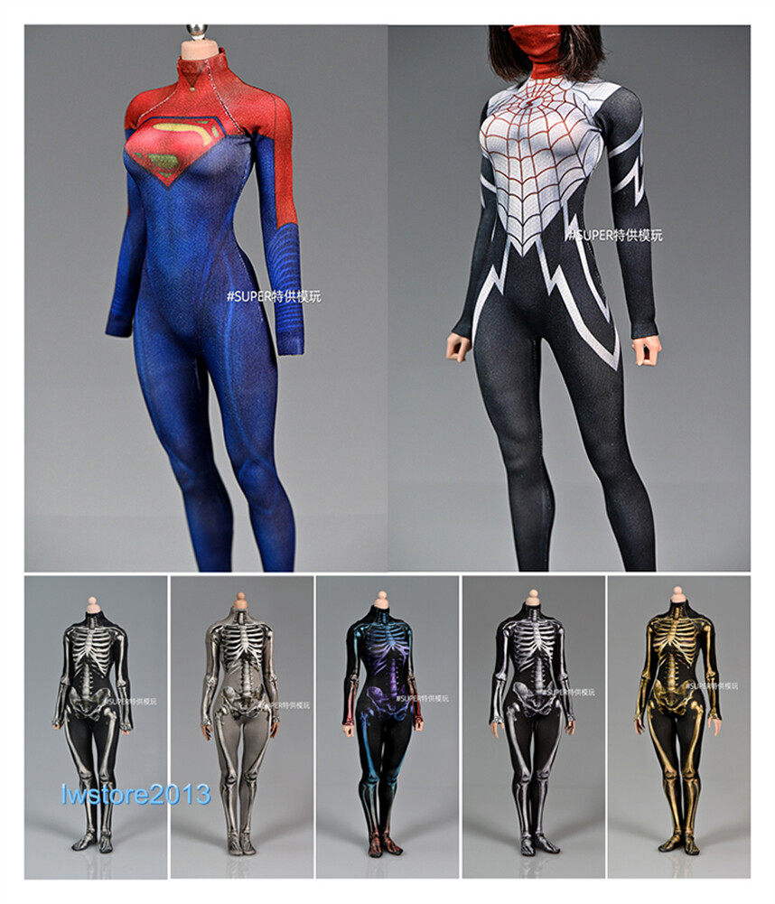 1:6 Bodysuit Tights Outfit Clothes For 12&Prime; Female PH TBL Action Figure Body Toys