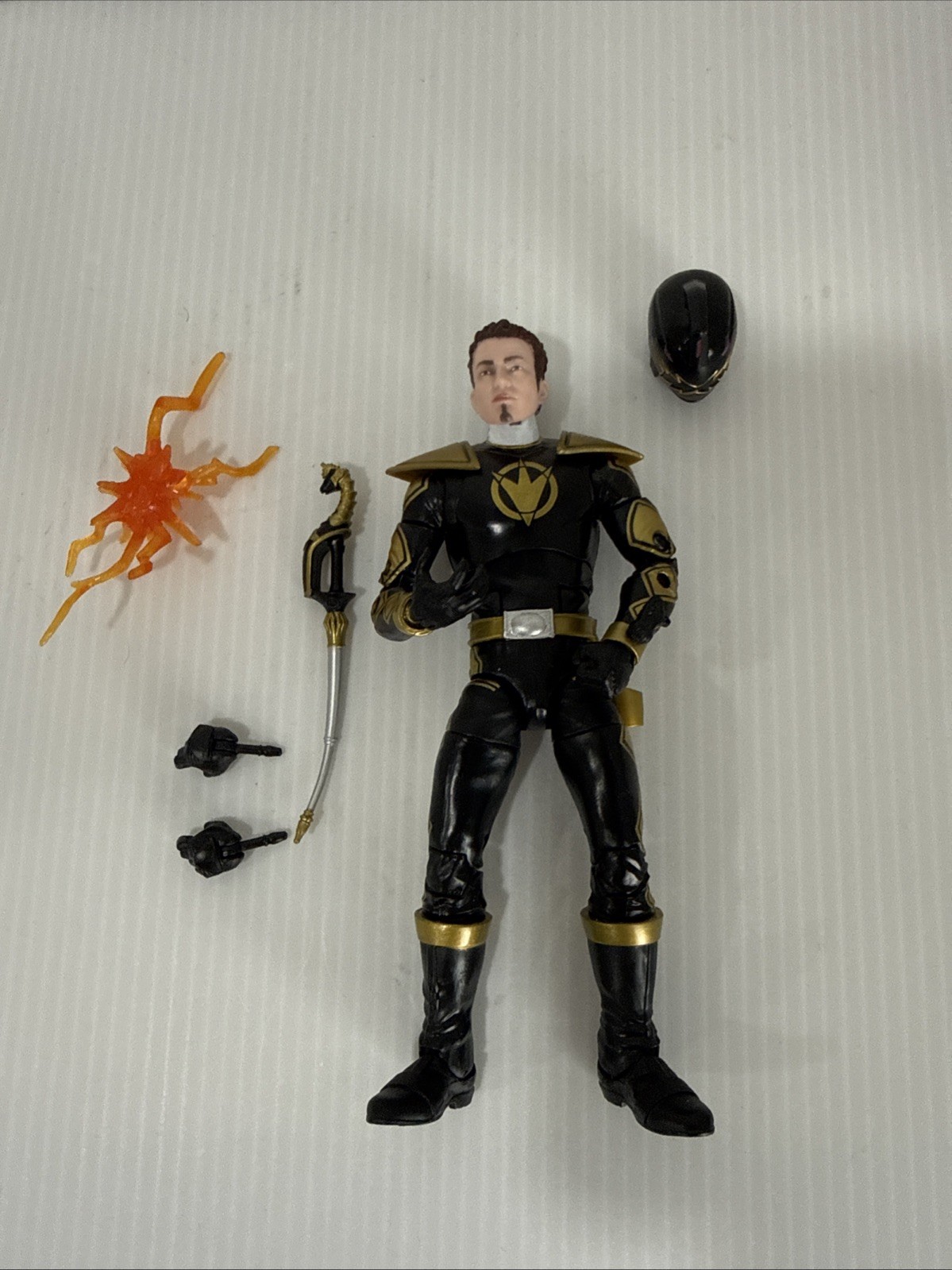 Power Rangers Lightning Collection Dino Thunder Black Ranger Action Figure