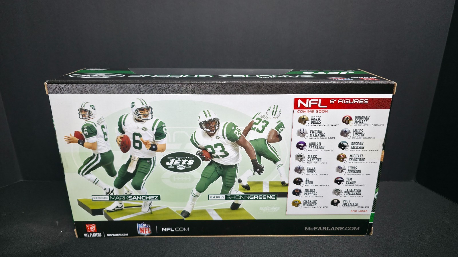 Mark Sanchez / Shonn Greene NFL Figures NY Jets 2010 2-Pk McFarlane – LCS Sale