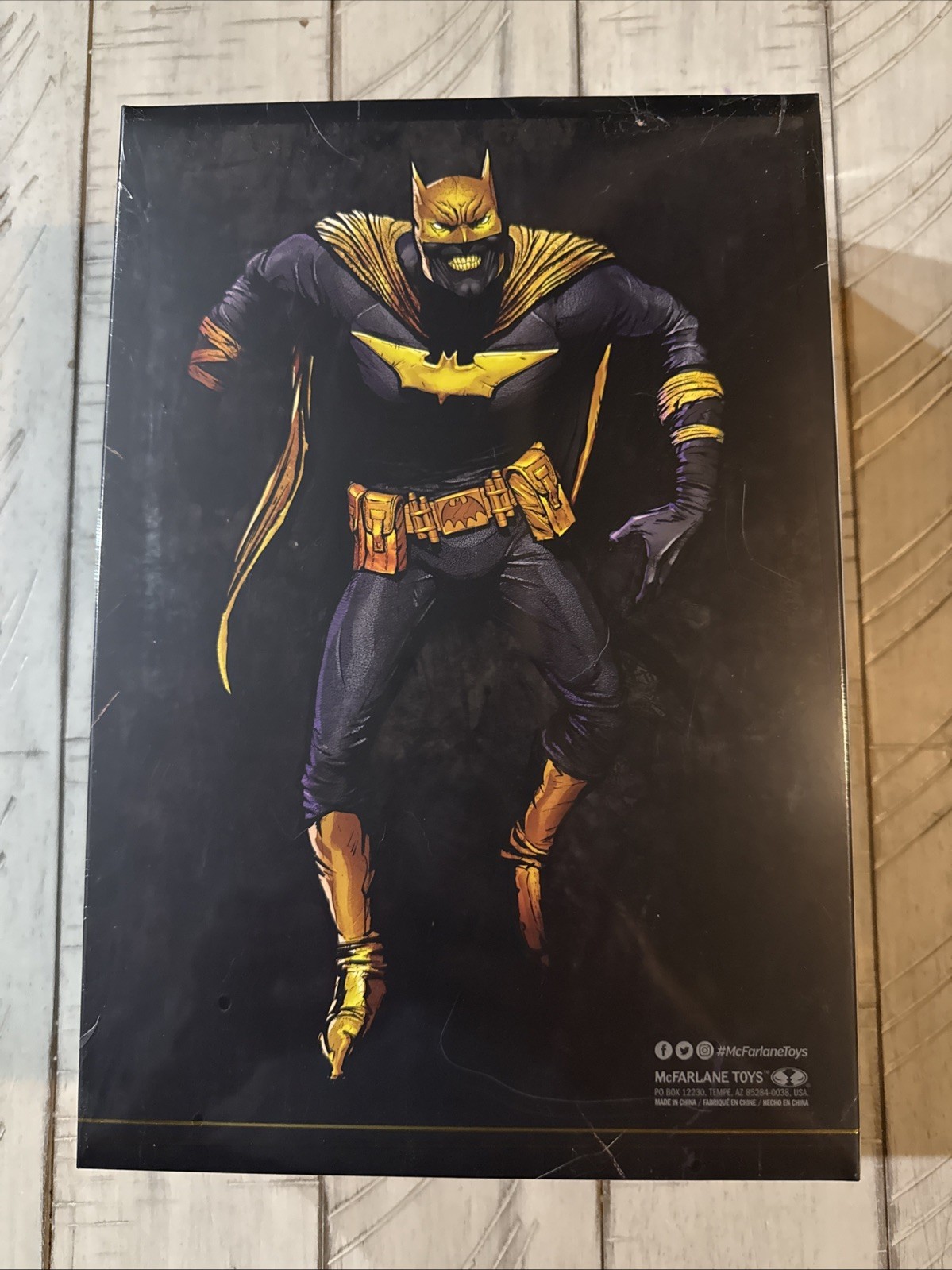Mcfarlane DC Batman Earth-22 Infected Dark Metal Knightmare Edition Gold Label