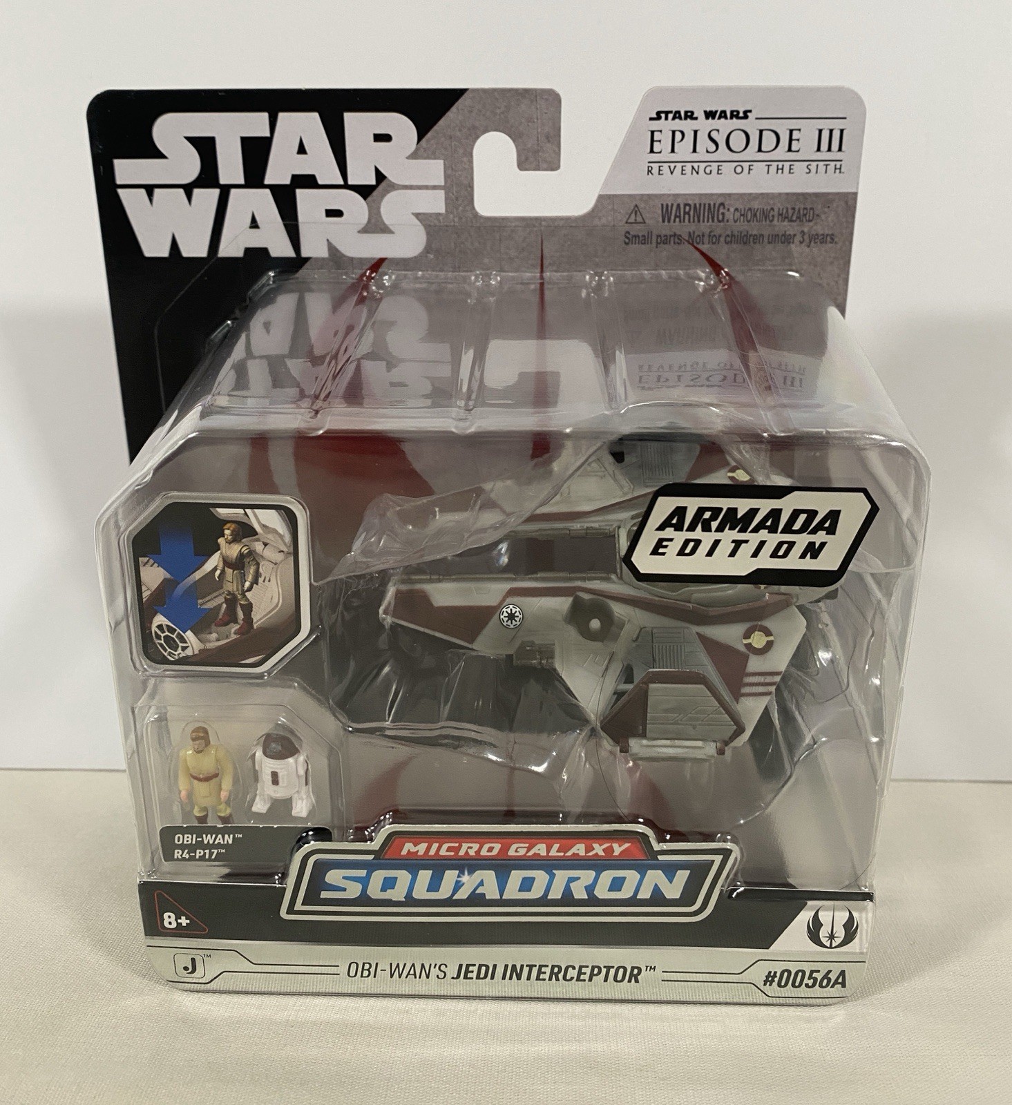 Star Wars Micro Galaxy Squadron Obi Wan&rsquo;s Jedi Interceptor #0056A Armada Edition