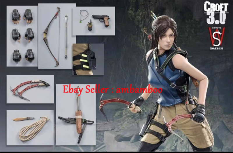 SWTOYS FS031 1/6 LARA Croft 3.0 Tomb Raider Female Soldier Action Figures Model