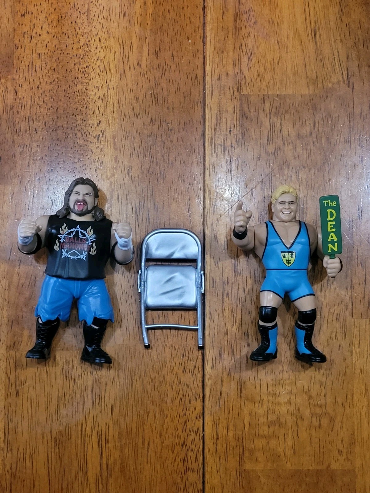 Wrestling Figures Grapplers & Gimmicks Balls Mahoney & Douglas Hasttel Toys