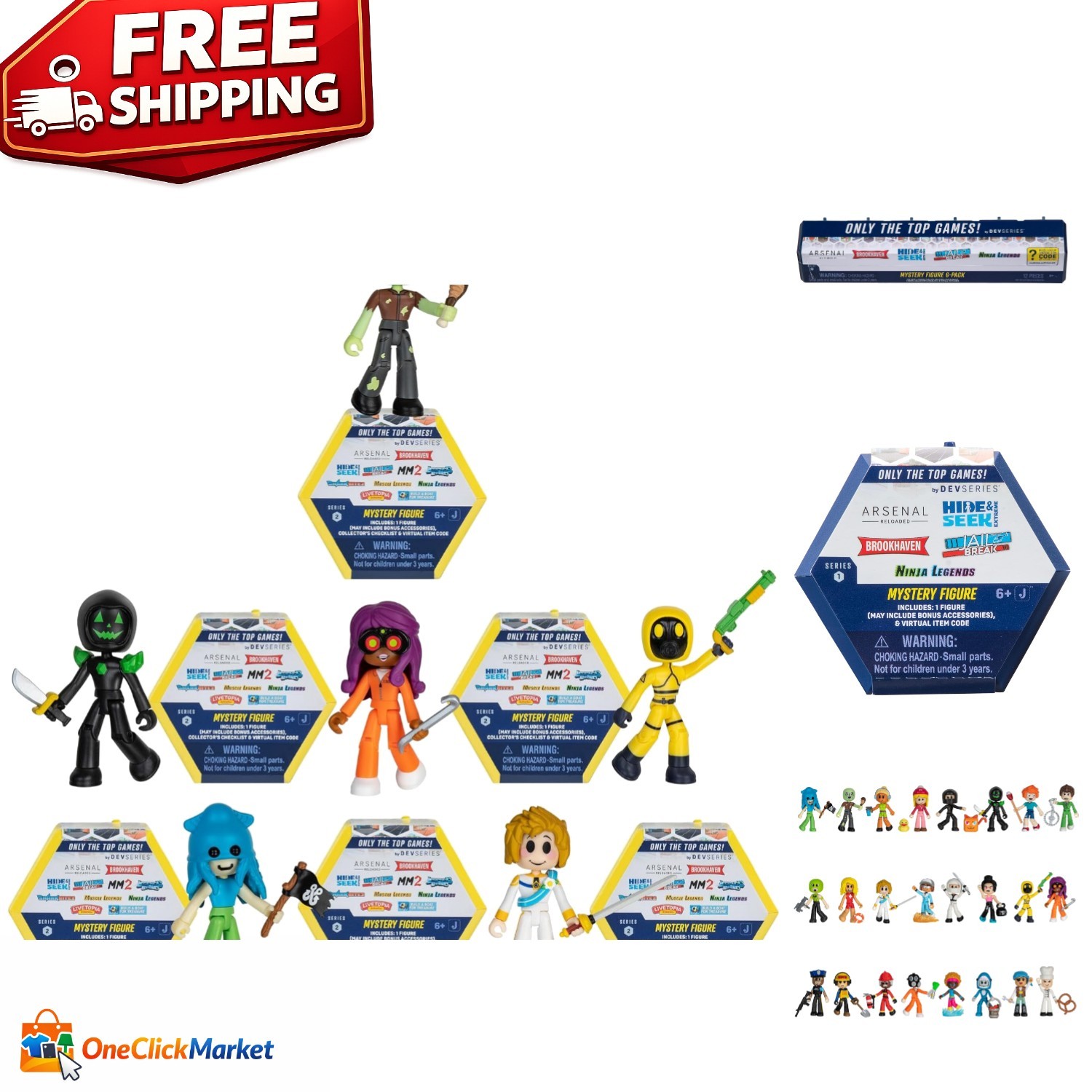 Unique Mystery Figures 2.75-inch Action Figurines – Unlock Your Adventure Today!