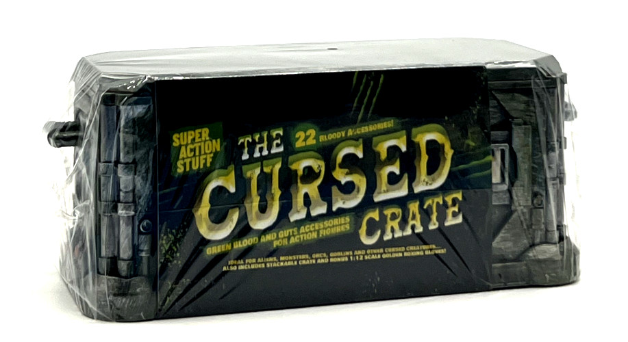 Super Action Stuff! Sealed Cursed Crate 1/12 Action Figure Accessories