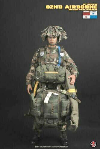 1/6 Soldier Story US Army 82nd Airborne Division Paratroopers Panama In Hand USA