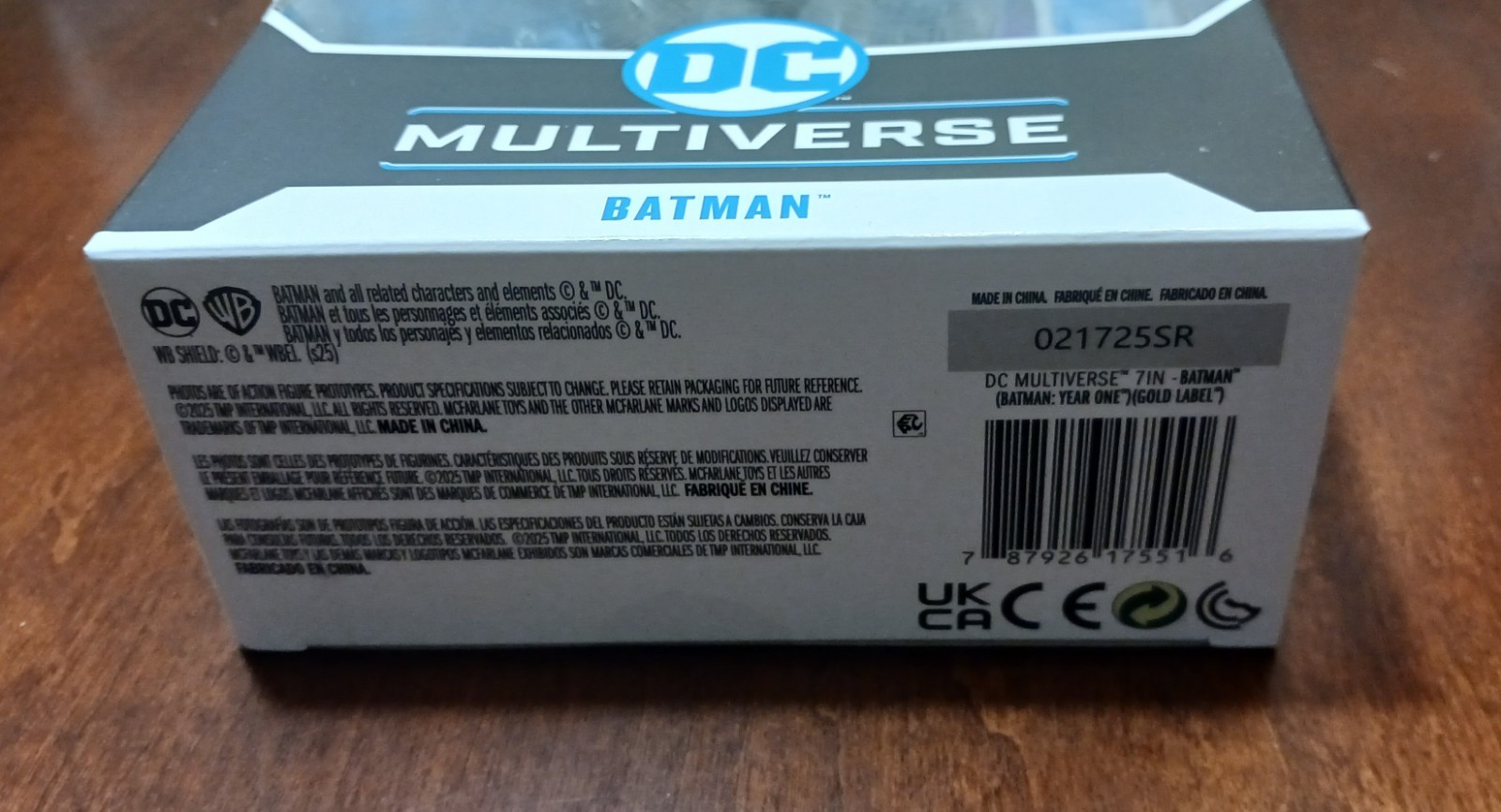 DC Multiverse Batman Year One Gold Label Action Figure Mcfarlane Bruce Wayne