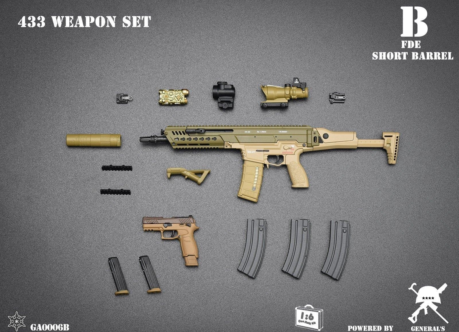 1/6 Scale 433 Weapon Set Version B – MINT IN BOX