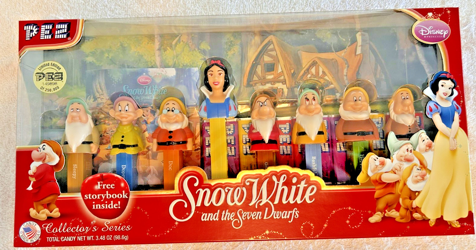 PEZ Disney&rsquo;s Snow White and the Seven Dwarfs Collector&rsquo;s Series NEW UNOPENED