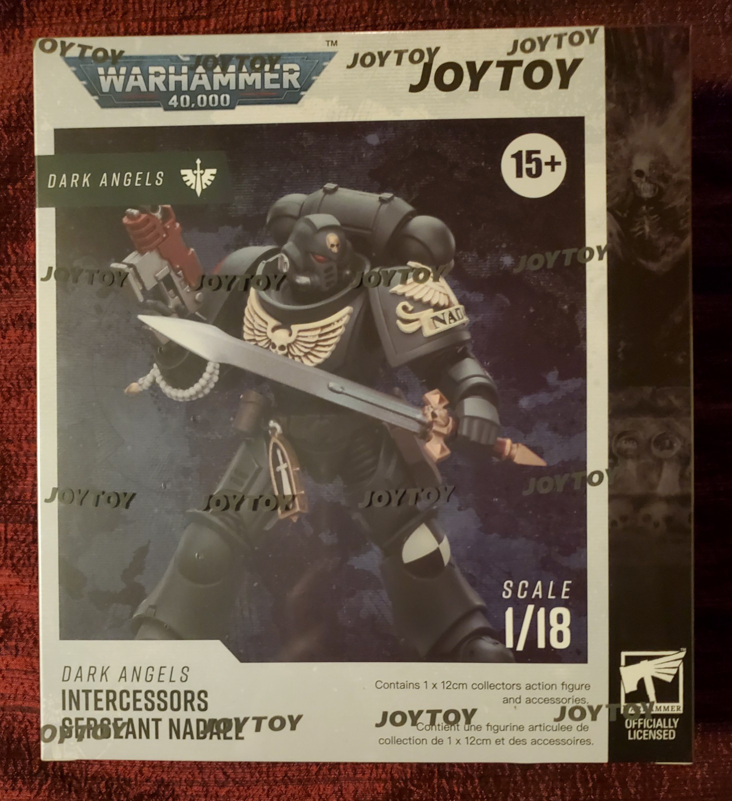 JoyToy Warhammer 40,000 40K | Dark Angels Intercessors Brother Nadael