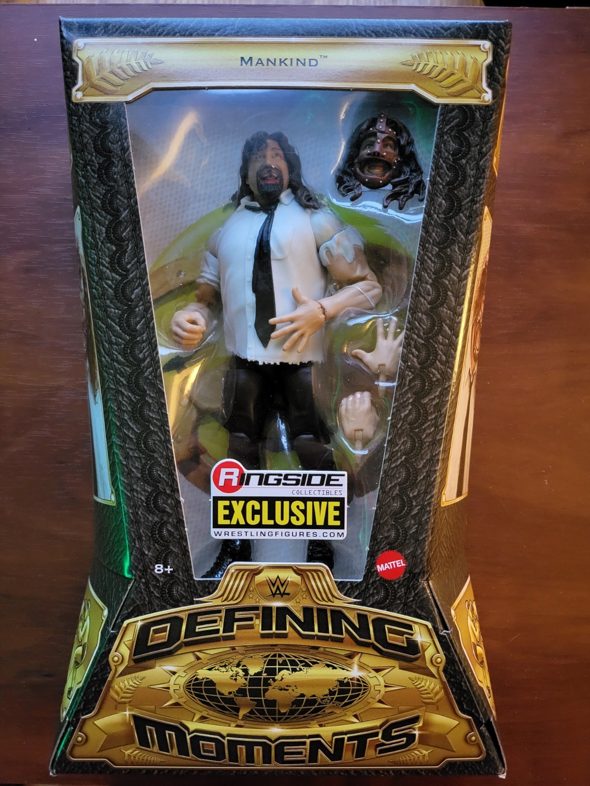 WWE Mankind Defining Moments Ringside Collectibles Figure New!