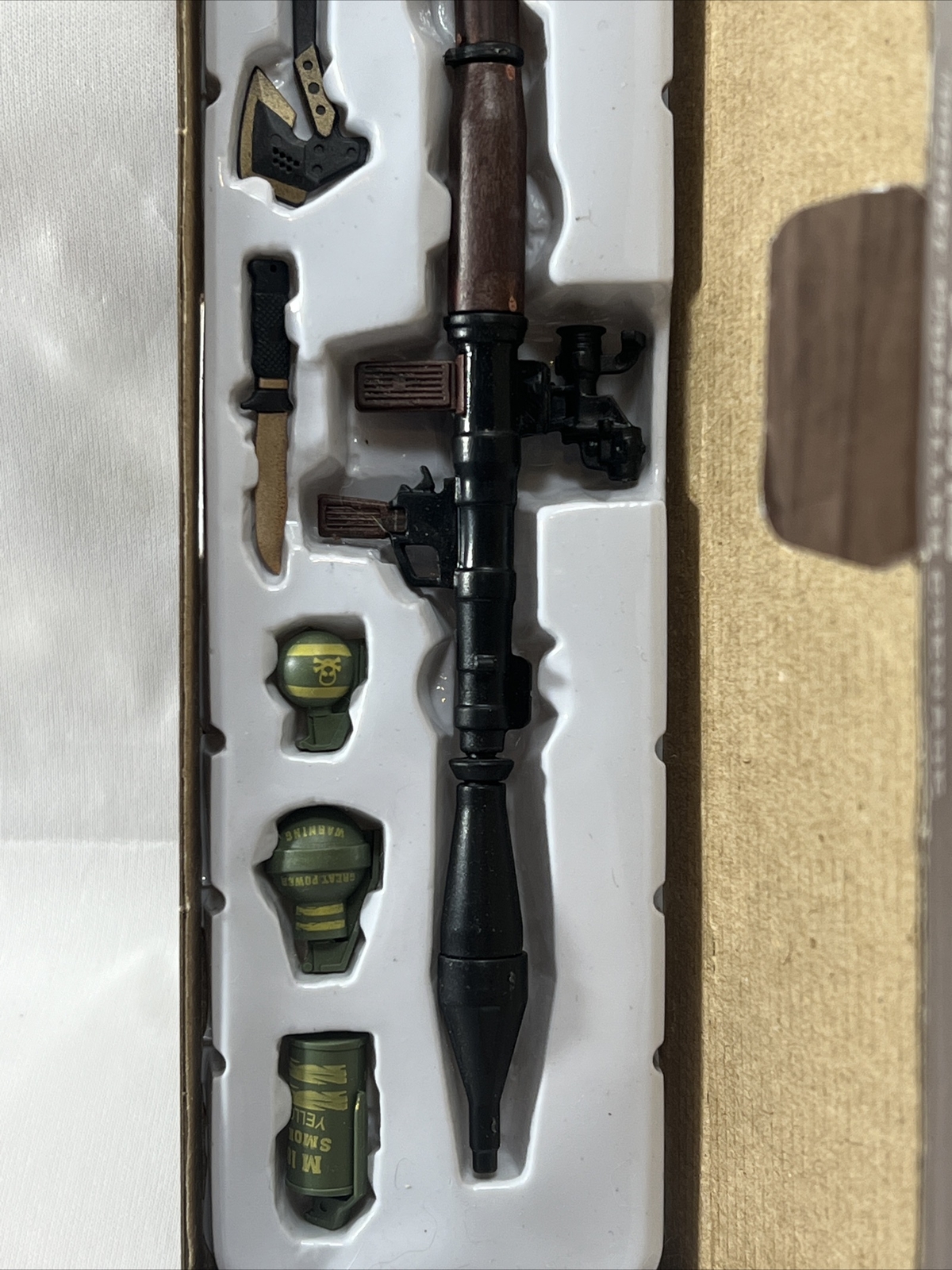 GI Joe Action Figure RPG Rocket Propelled Grenade 4D With Box