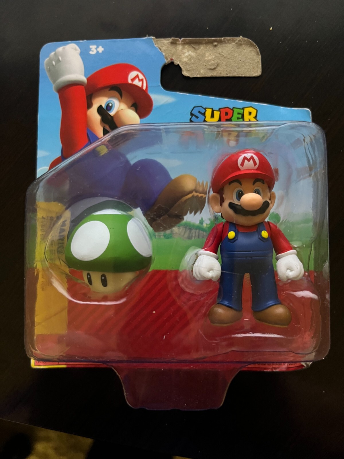 2020 Super Mario with 1-UP Mushroom – Jakks World of Nintendo – 2.5&Prime; 1UP