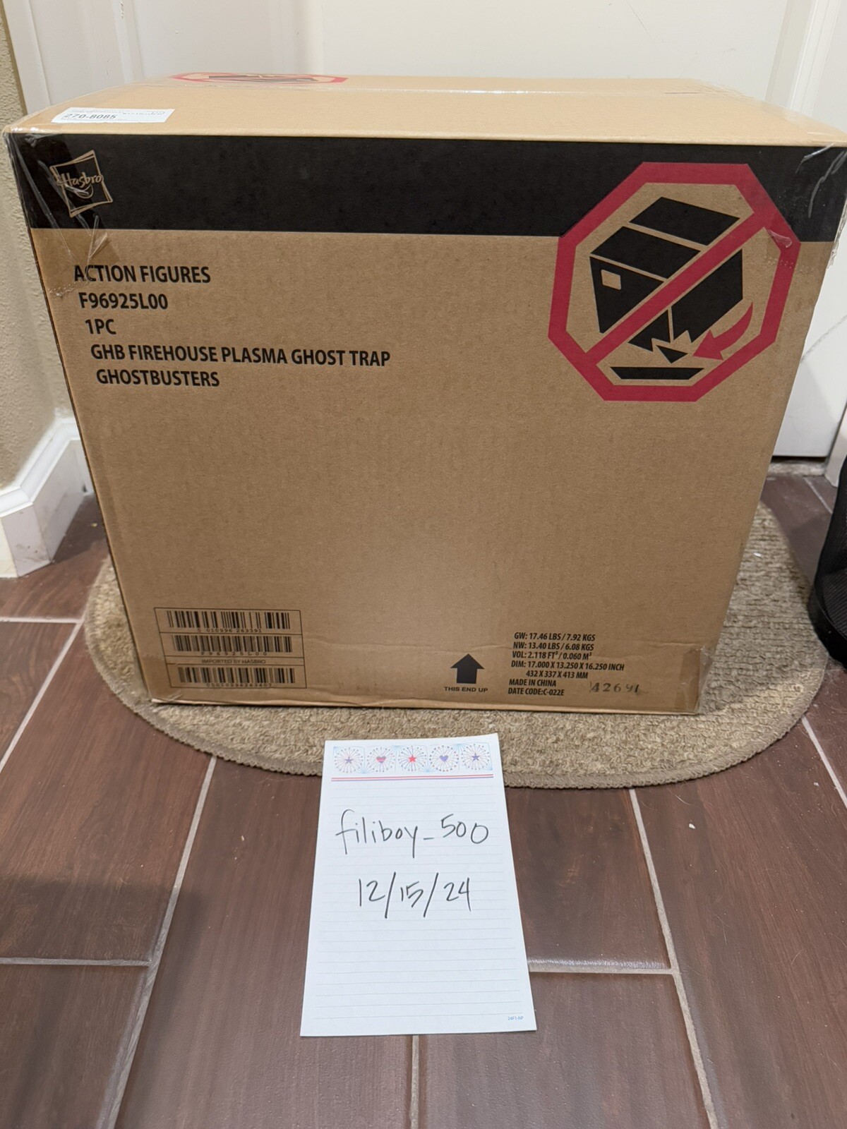 Haslab Two in the Box Ghostbusters Plasma Series Ghost Trap & PKE Meter IN HAND