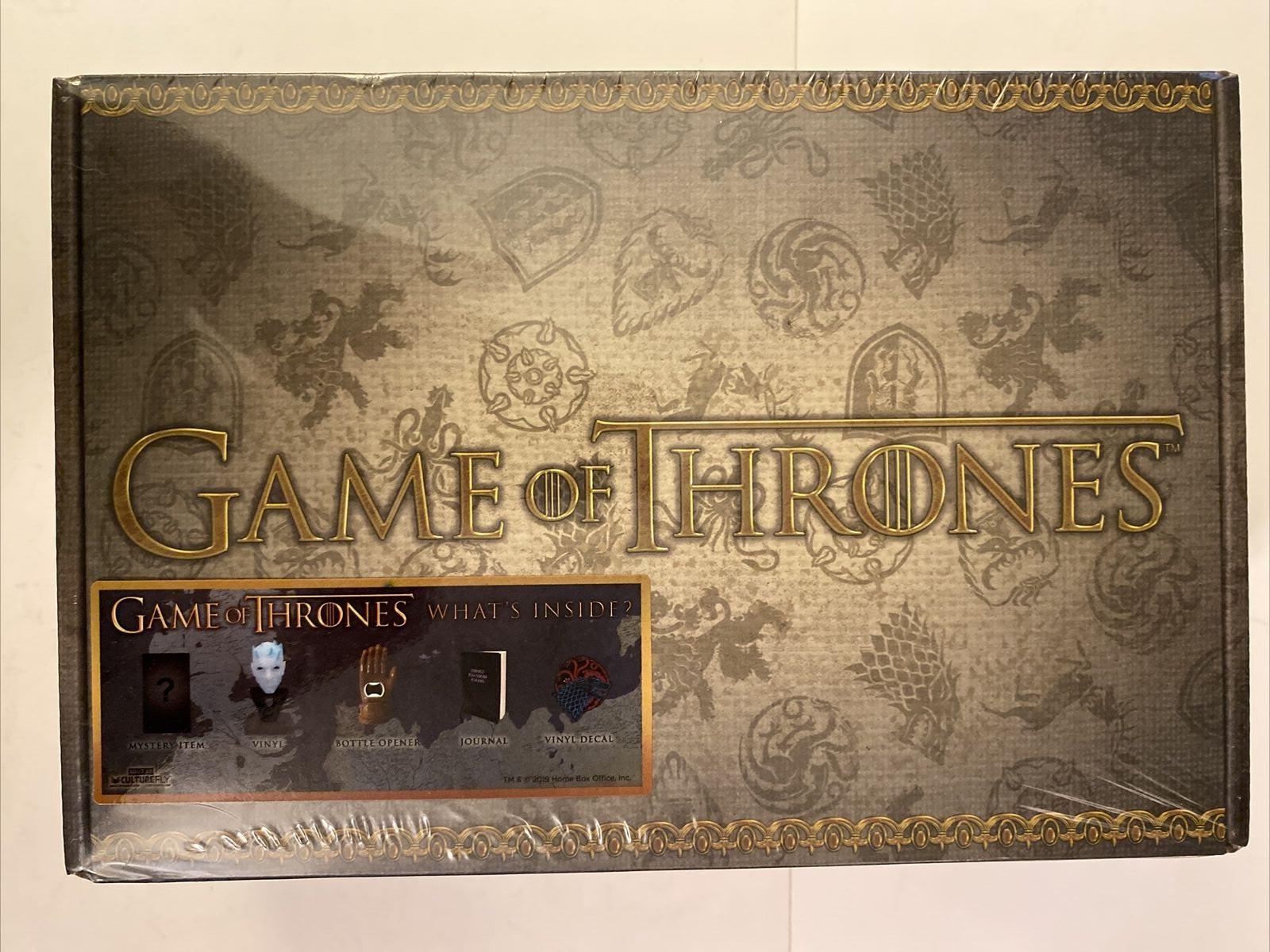 New Game of Thrones Collectors Box, Built By Culturefly 2019, Sealed Never Open