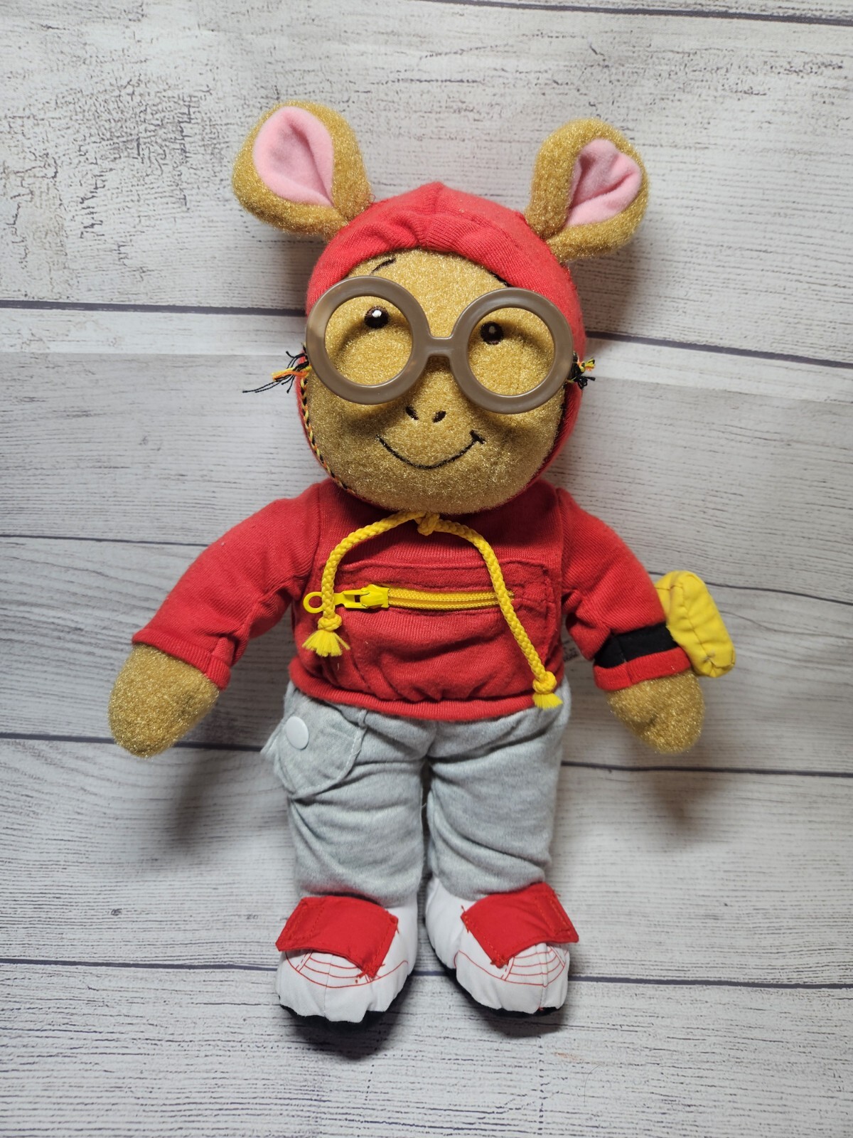 Vintage Arthur « Dress Me » Plush – 1996 Playskool & Hasbro – 14.5&Prime; Tall