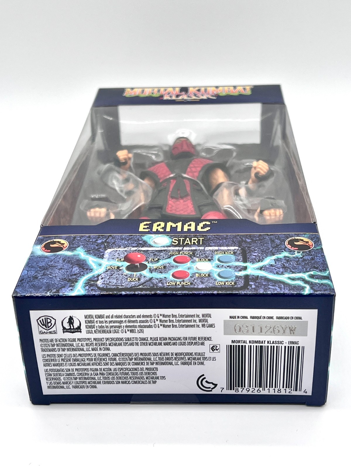 McFarlane Mortal Kombat Klassic Ermac Gamestop Exclusive Ninja Action Figure