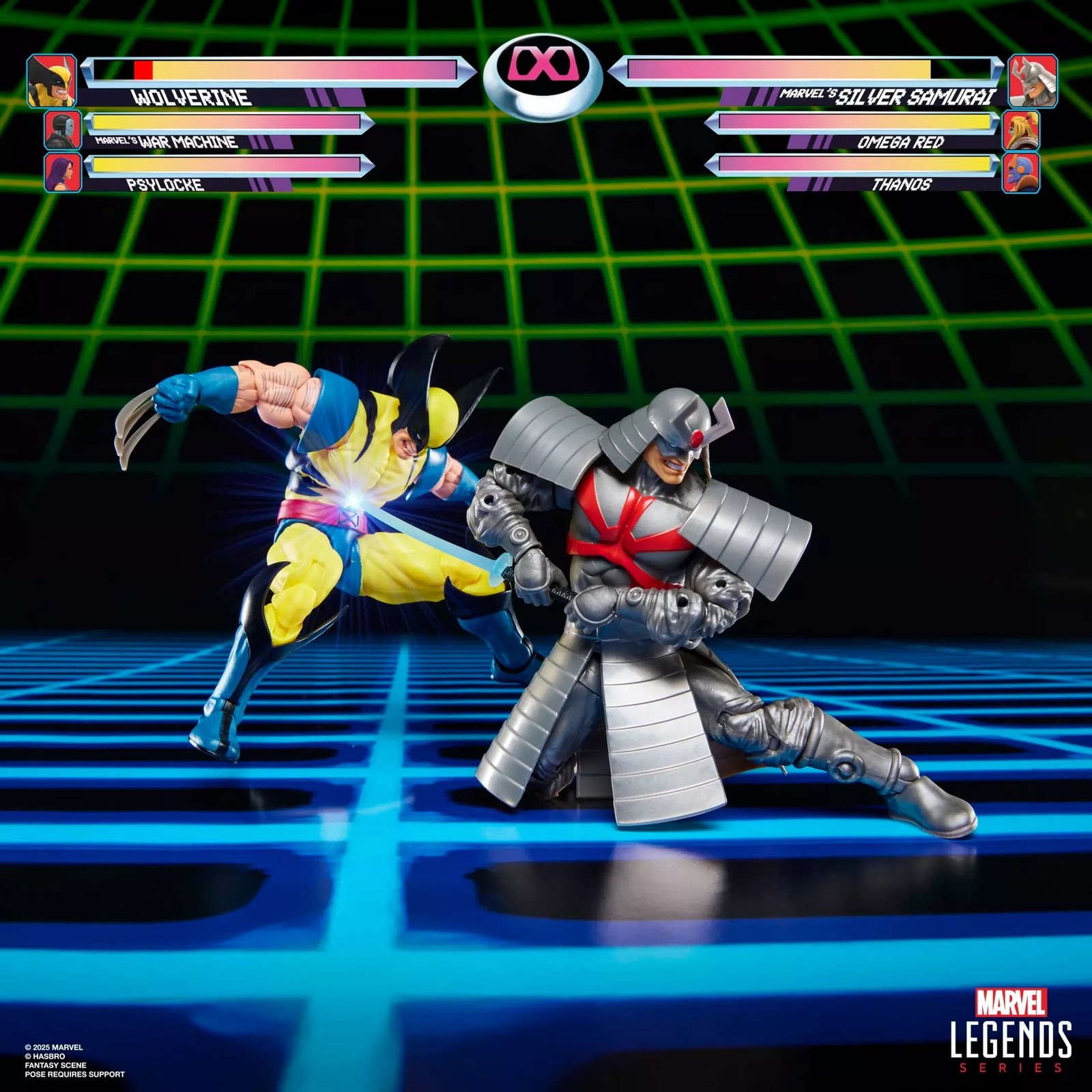 Marvel Legends Series Gamerverse Wolverine vs Marvel&rsquo;s Silver Samurai IN STOCK