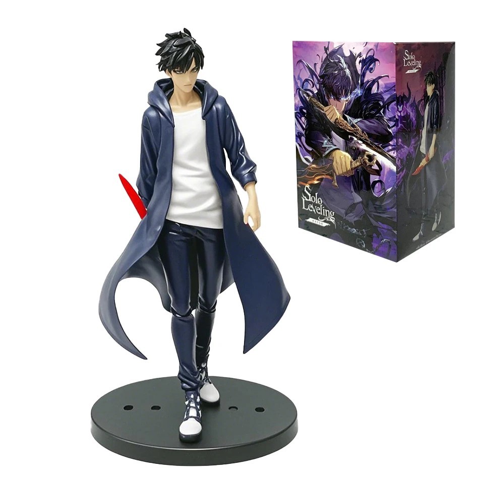 In Stock Solo Leveling Figure -Sung Jinwoo Action Figure 21cm PVC model