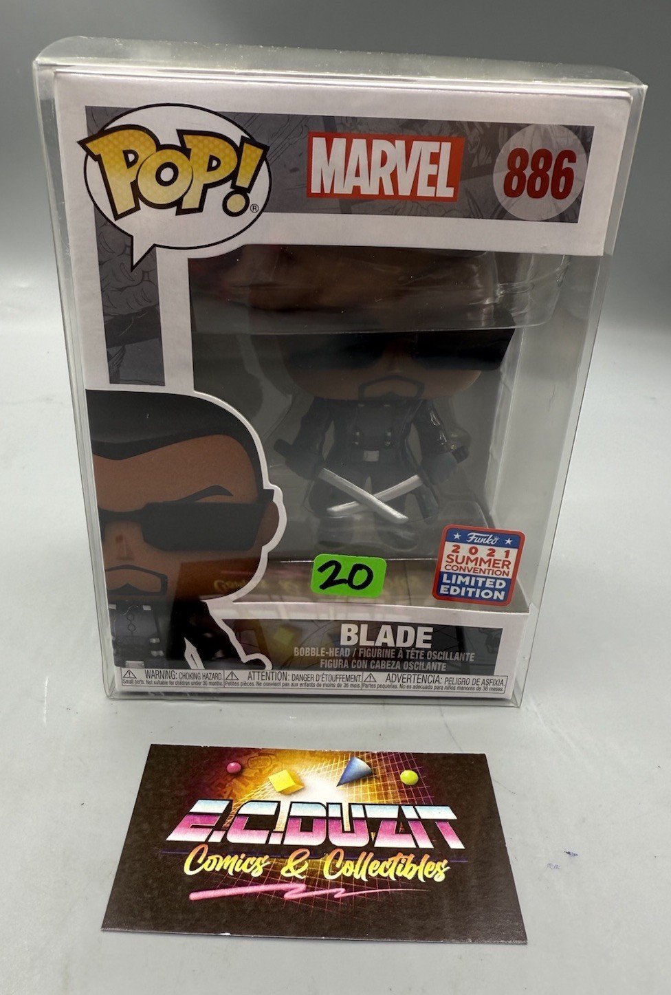 Funko Pop! Marvel Blade #886 Summer Convention Limited Edition