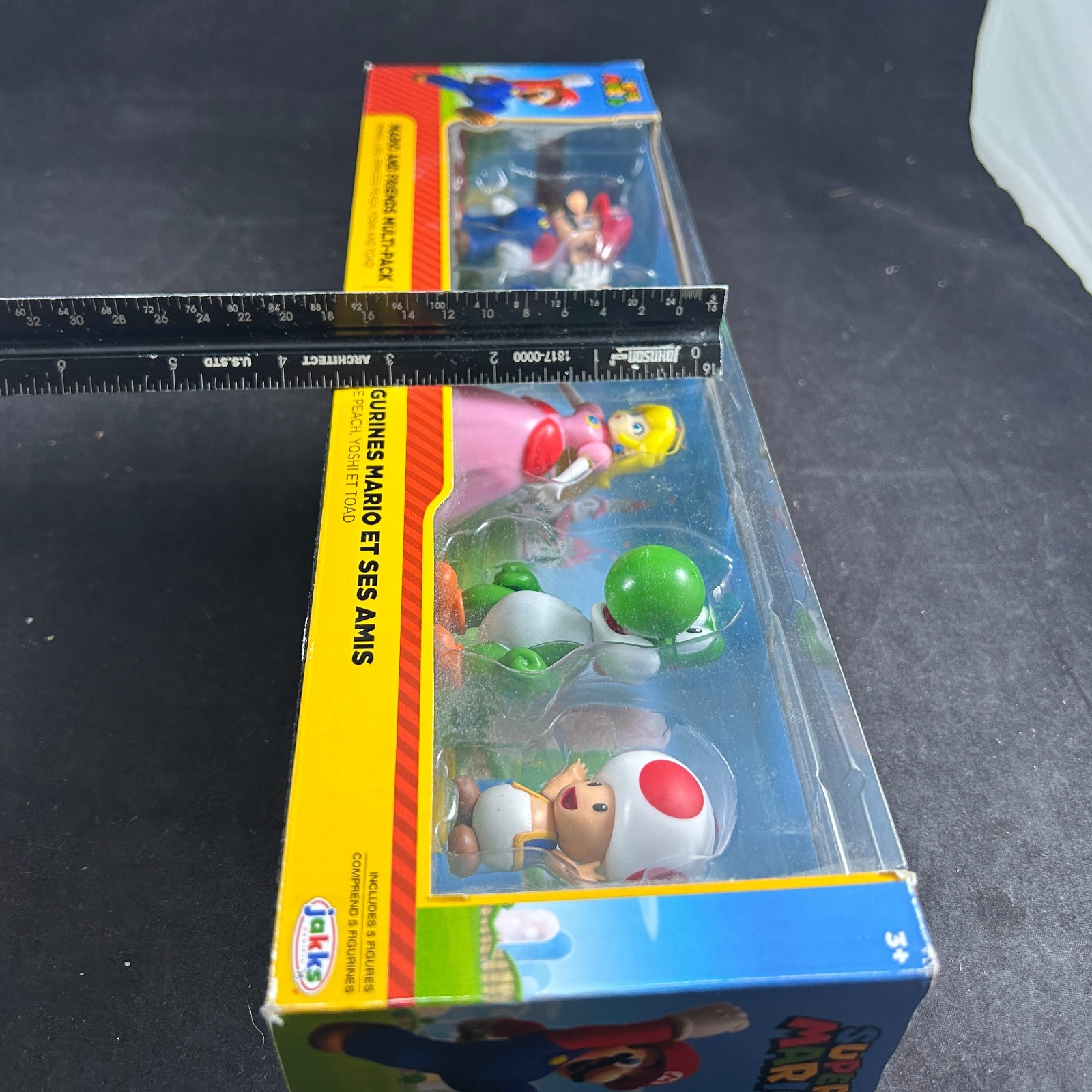 2019 SUPER MARIO AND FRIENDS MULTI-PACK FIGURES JAKKS PACIFIC – LUIGI TOAD YOSHI