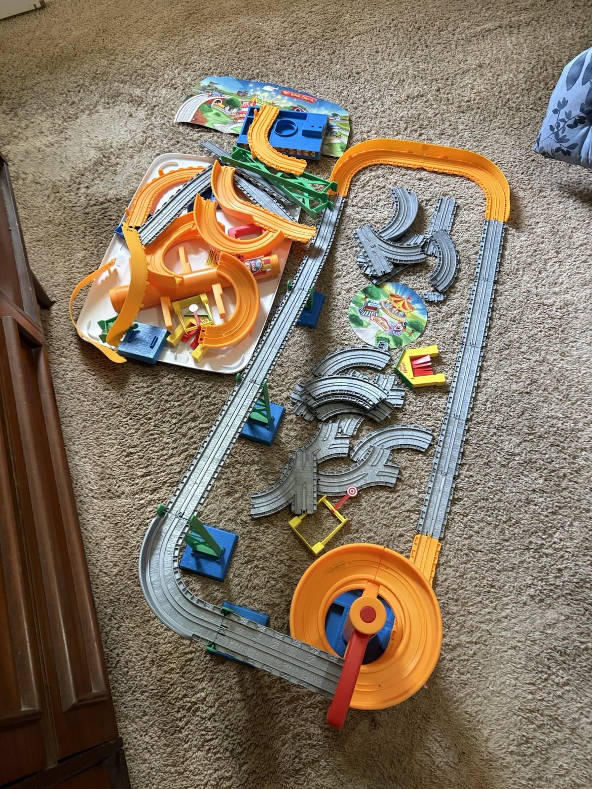 Thomas Tank & Friends Engine Take Along Sodor Carnival- 2 Incomplete Track Sets