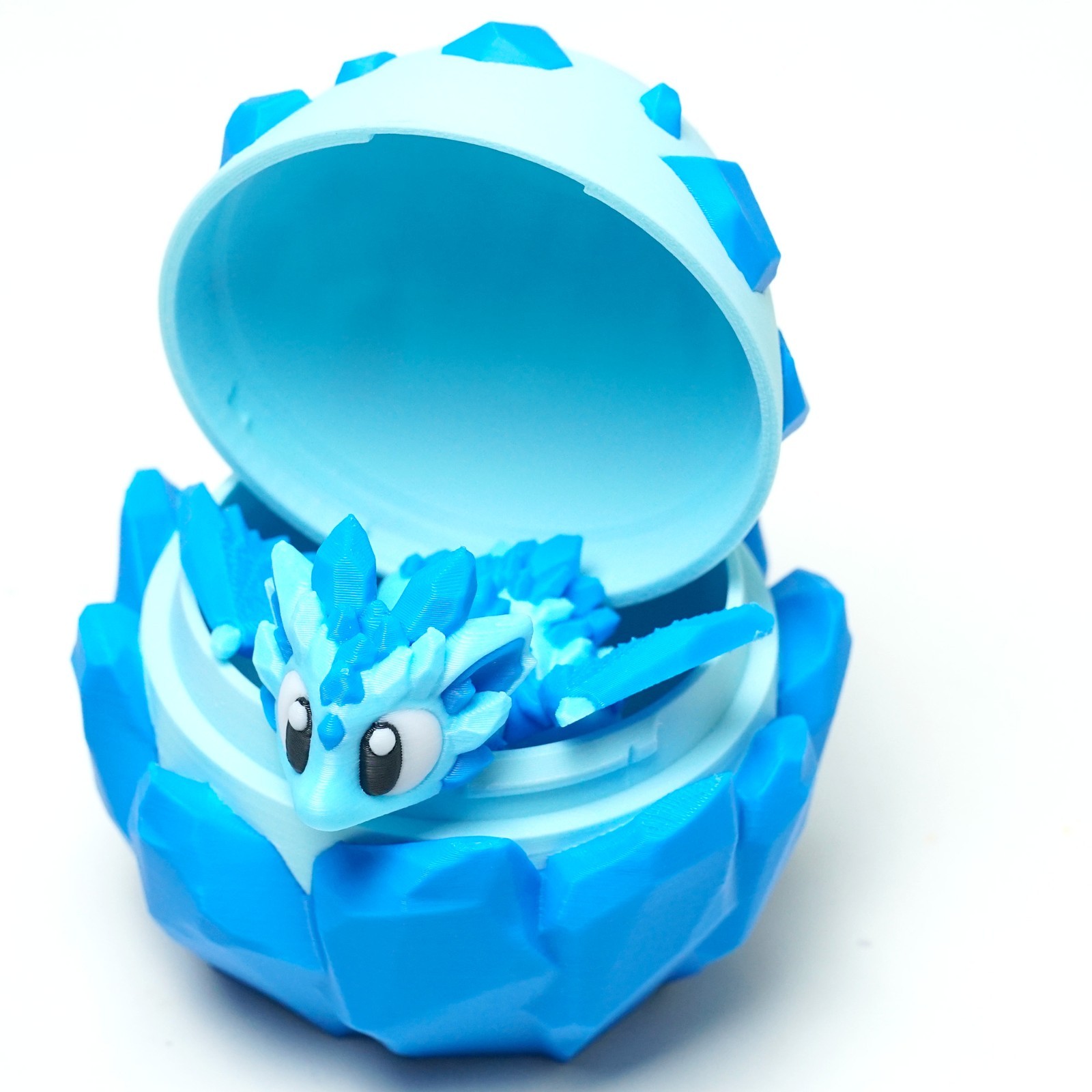 3D Printed Colorful Dragon Egg Model,Articulated Animals Figure,Toys Home Decor
