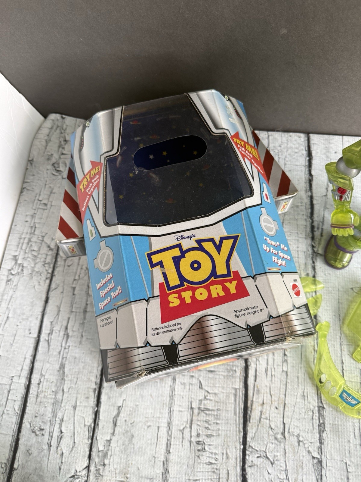 Power Boost Buzz Lightyear Disney Pixar Toy Story W/box Nice
