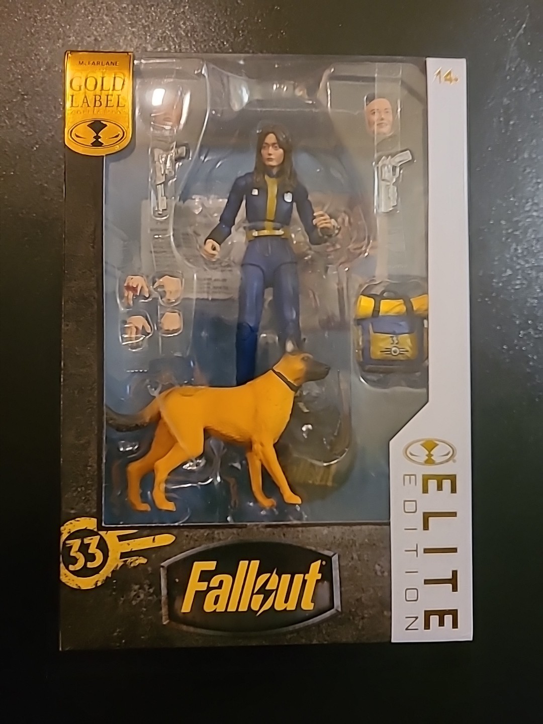 McFarlane Elite Edition #6 Fallout Lucy MacLean Gold Label Collection NIB Sealed