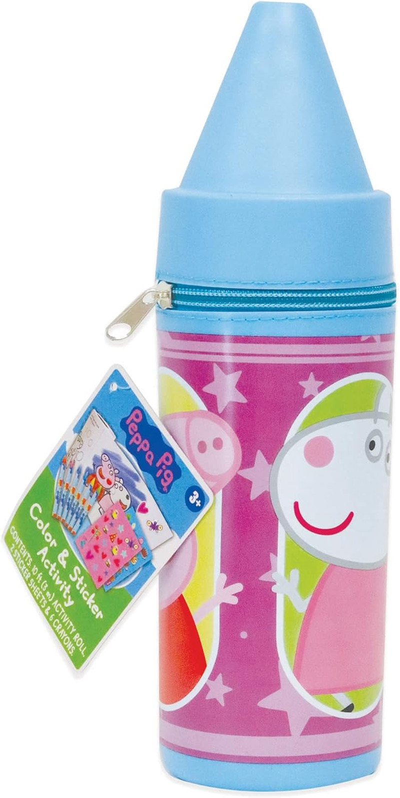 : Color & Sticker Activity – Zipper Case Holds 10&prime; Coloring Paper, 2 Sticker She