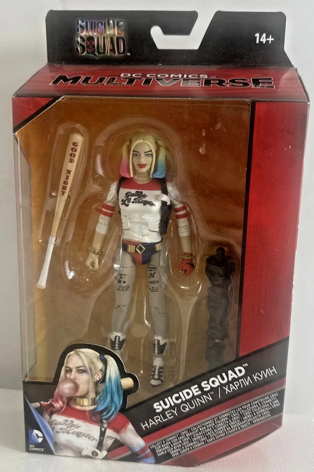 DC Multiverse Suicide Squad Harley Quinn 6&Prime; Action Figure Mattel 2016 Movie NIB