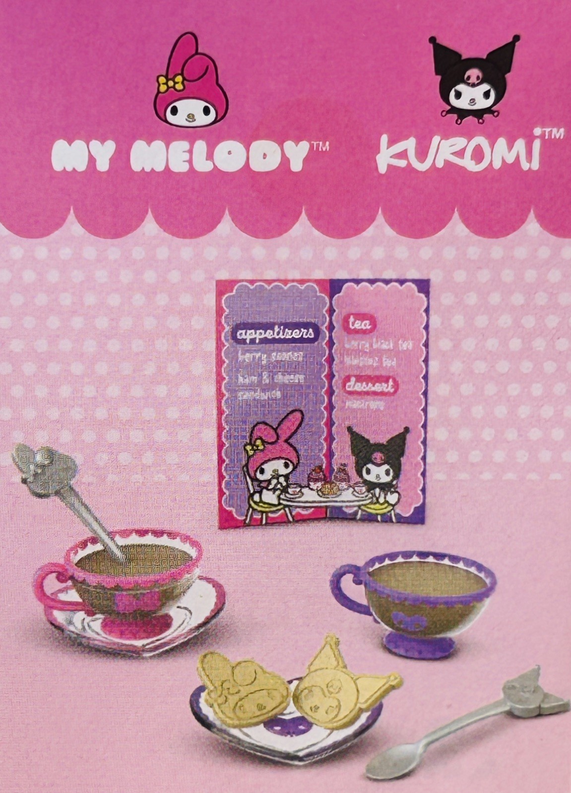 Miniverse Hello Kitty & Friends Make It Mini Series 4 My Melody & Kuromi Tea Set