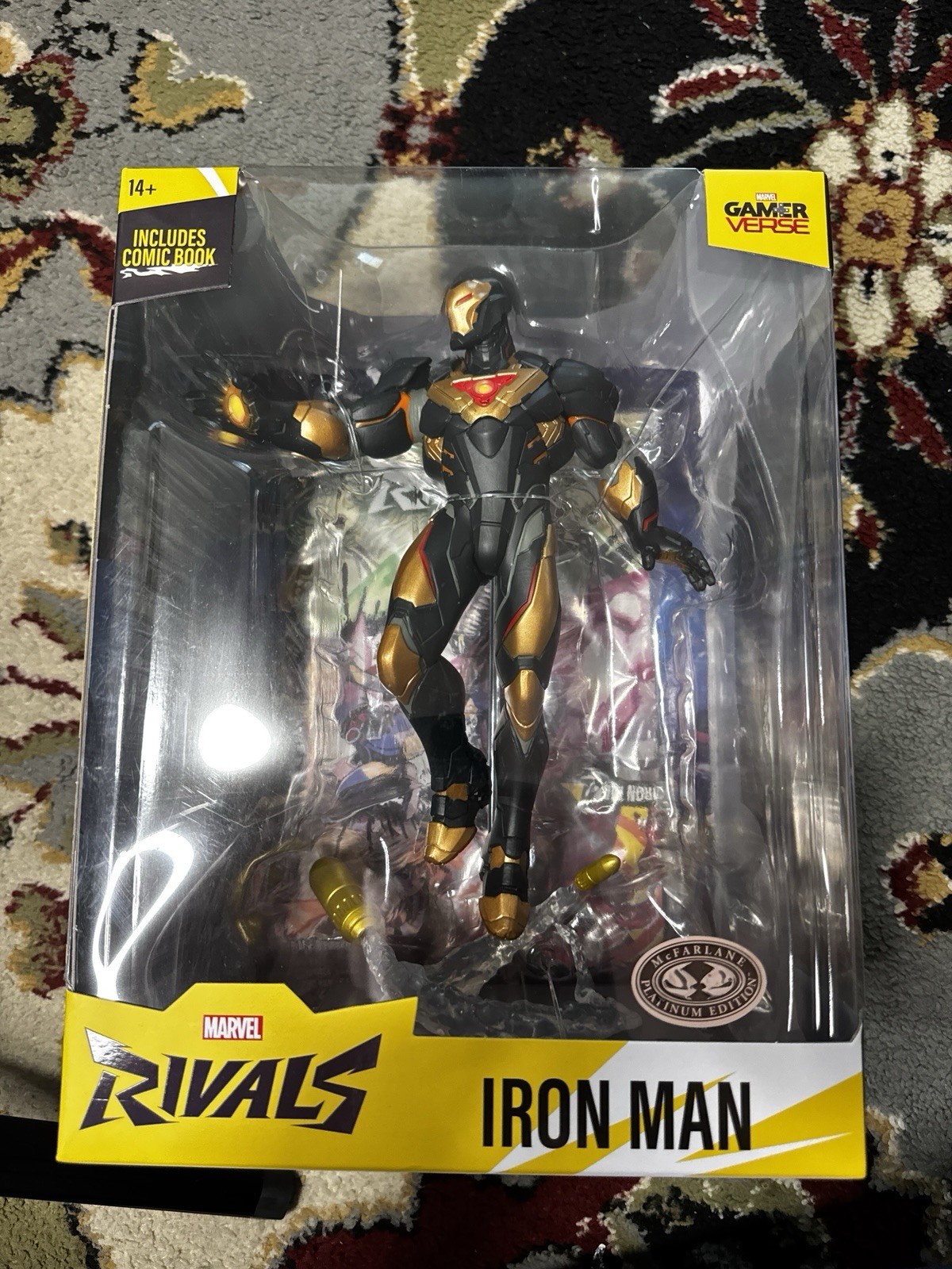 McFarlane Marvel Rivals Iron Man PLATINUM EDITION CHASE Black & Gold