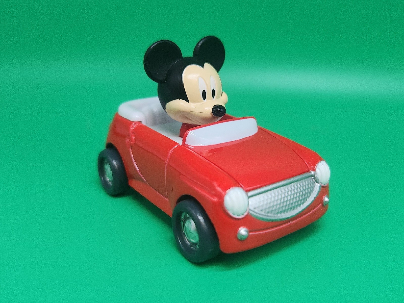 Disney Mickey & The Roadster Racers Toy Red Diecast Classic Car Convertible Rare