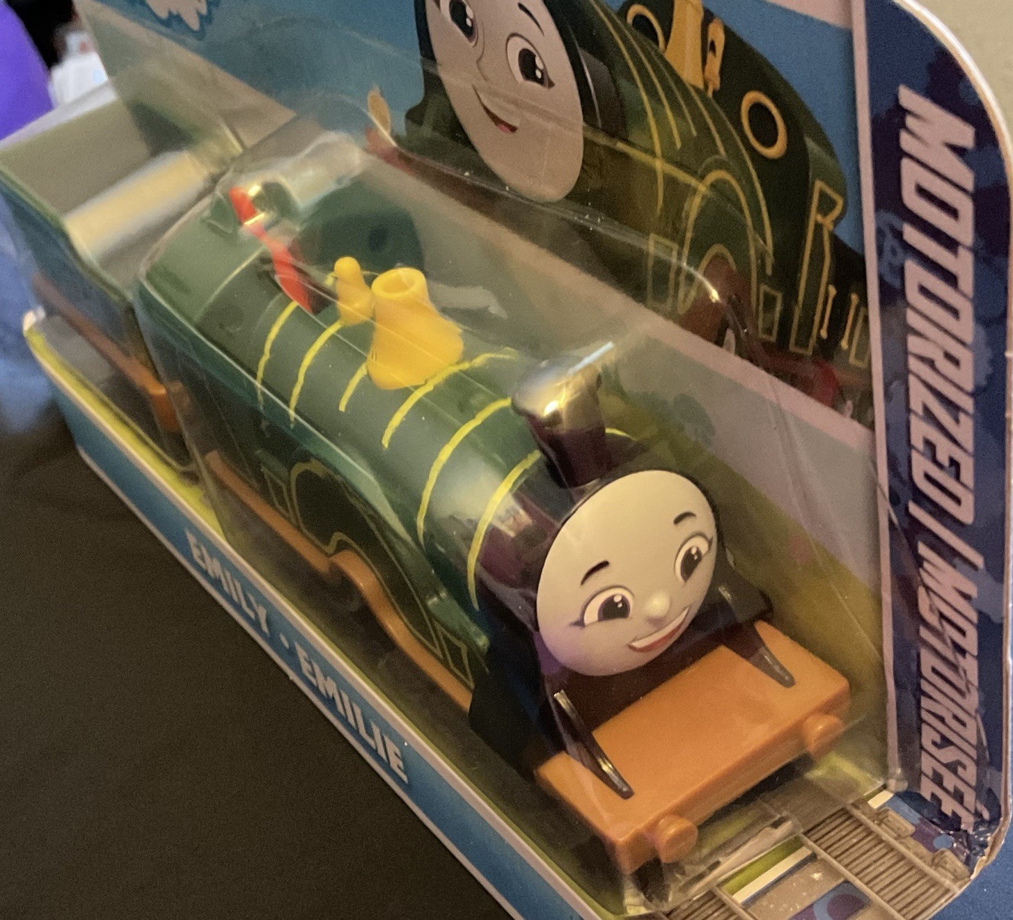 Thomas & Friends Motorized EMILY Toy Train Battery-Powered Engine w/ Tender NEW