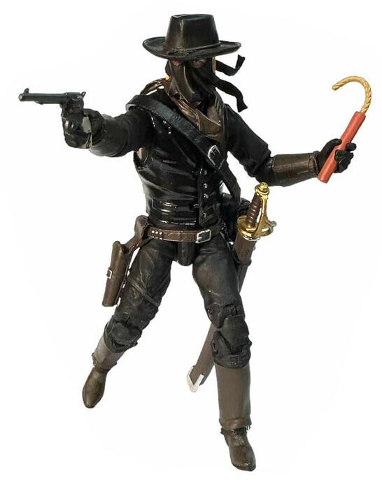Dime Novel Legends 1:18 scale (4&Prime;) old west action figure Black Snake