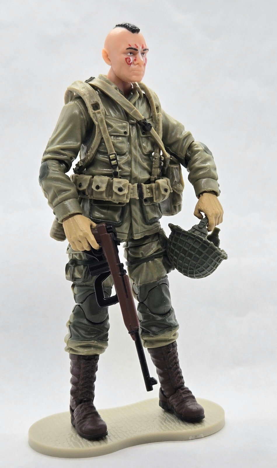 WWII US AIRBORNE PARATROOPER w/ Gear – Marauder 1:18 Scale 4&Prime; GI Joe Type Figure