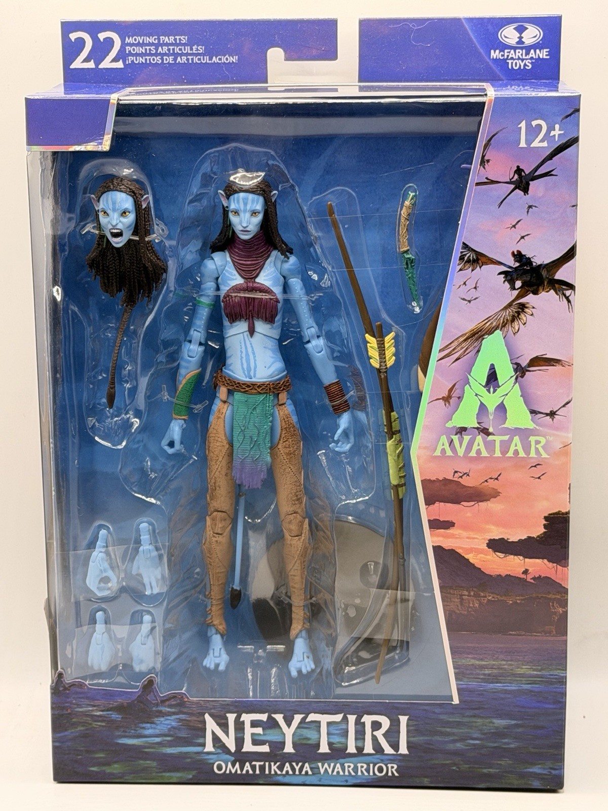 Neytiri: Omatikaya Warrior Avatar: Fire and Ash 7&Prime; Figure