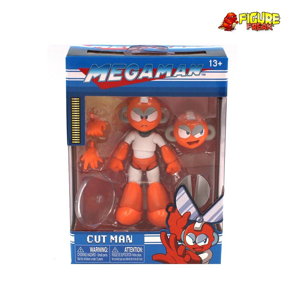 Jada Toys Mega Man 4.5&Prime; Cut Man Figure 1:12 Scale