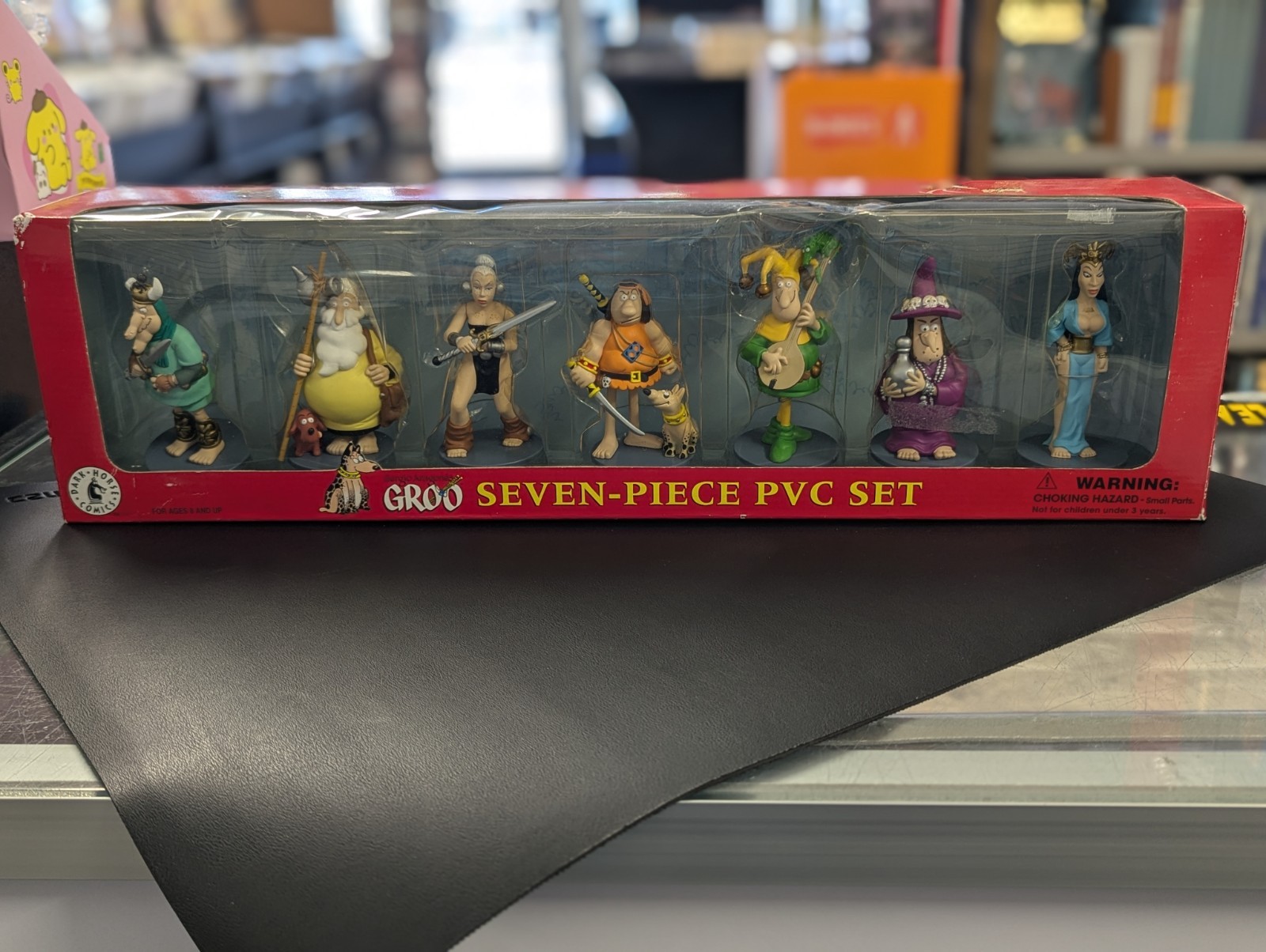 Sergio Aragones Groo the Wanderer 7 Piece PVC Set Dark Horse Comics 2002 NEW