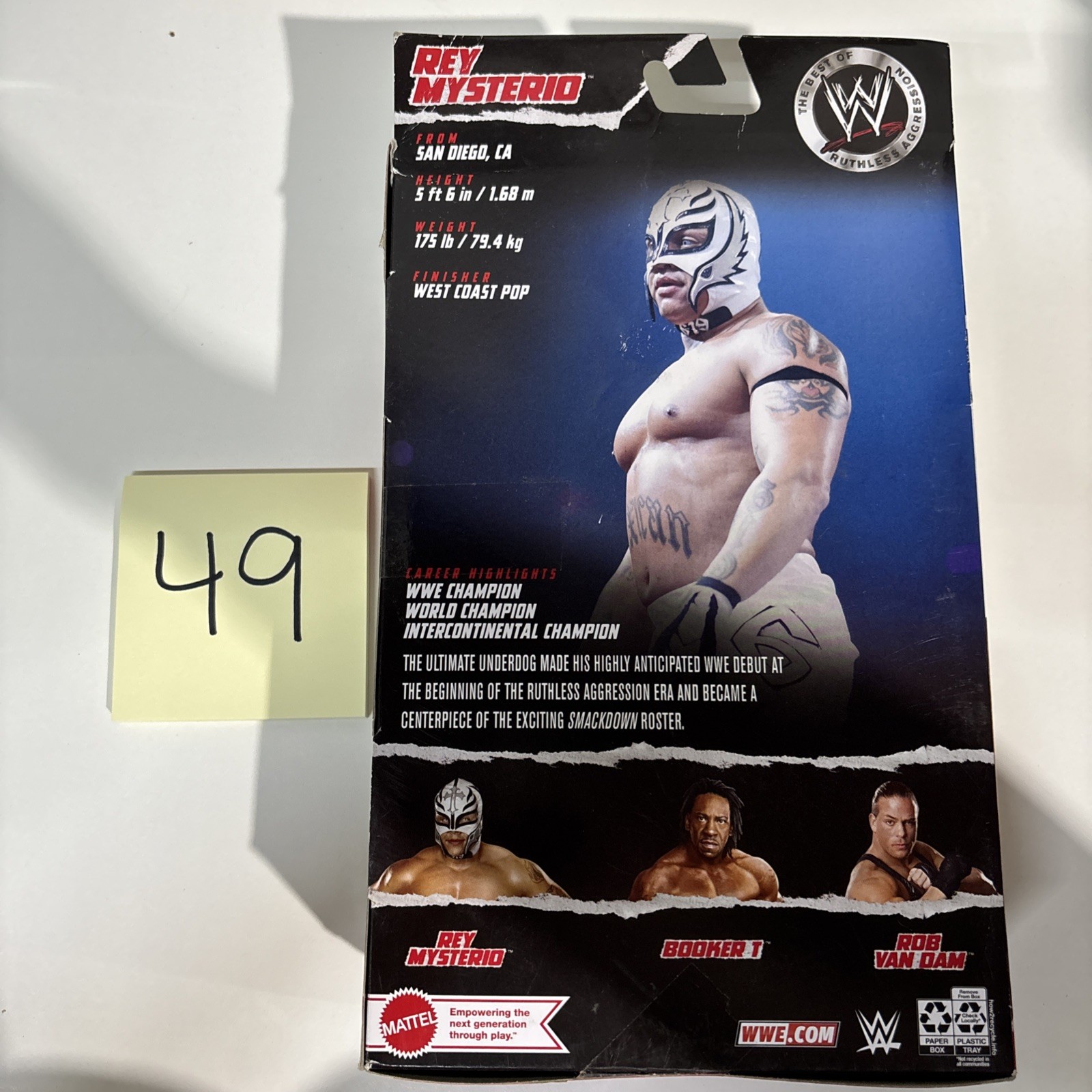 Mattel WWE Elite Ruthless Aggression Rey Mysterio 6 In Action Figure – HHR77