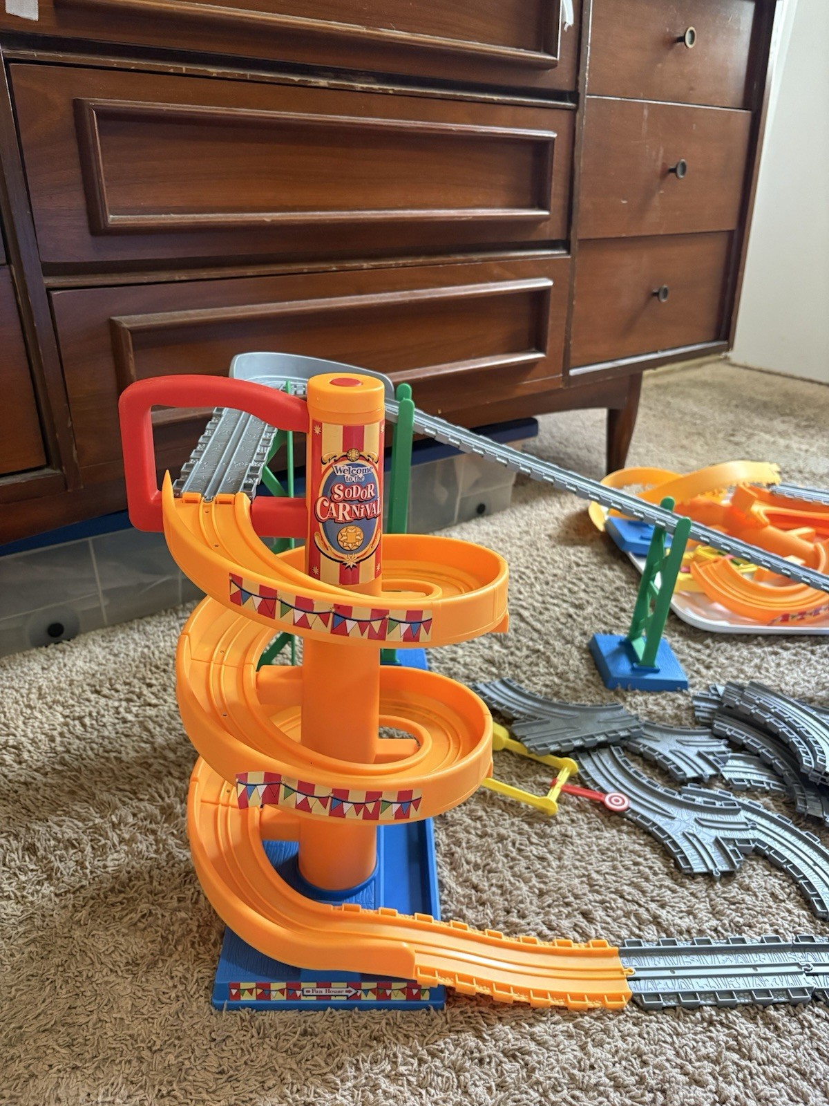 Thomas Tank & Friends Engine Take Along Sodor Carnival- 2 Incomplete Track Sets