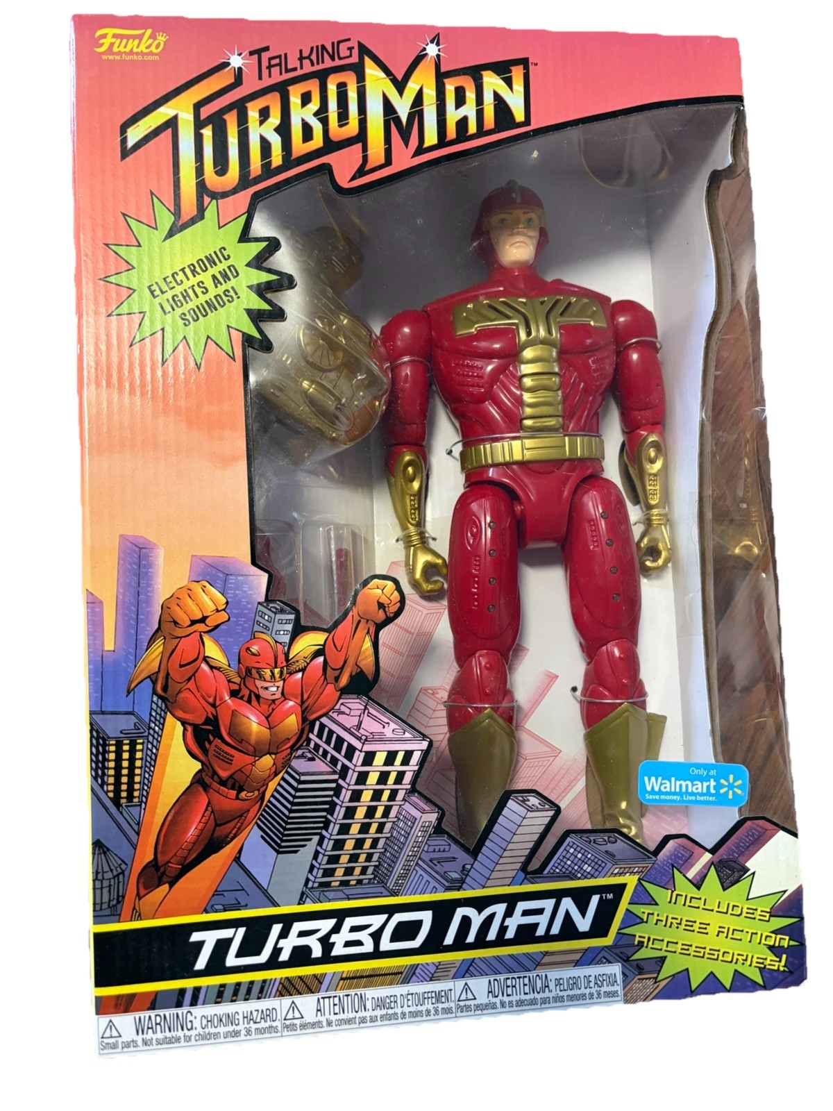 Funko 80-618 Talking Turbo Man Jingle All The Way Action Figure