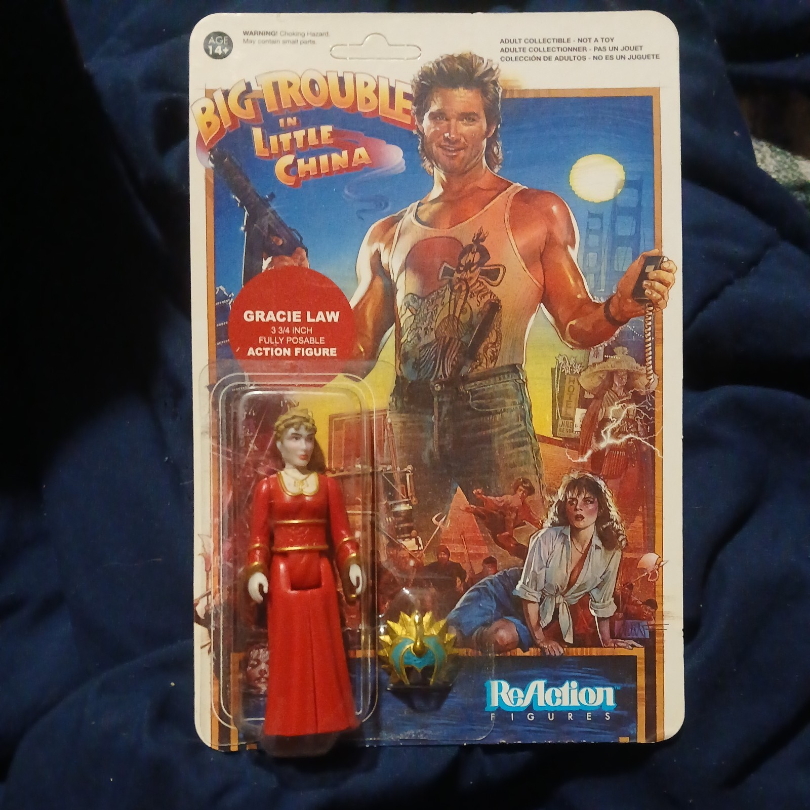 Big Trouble in Little China Gracie Law ReAction Figure FunKo Unpunched MOC 2015