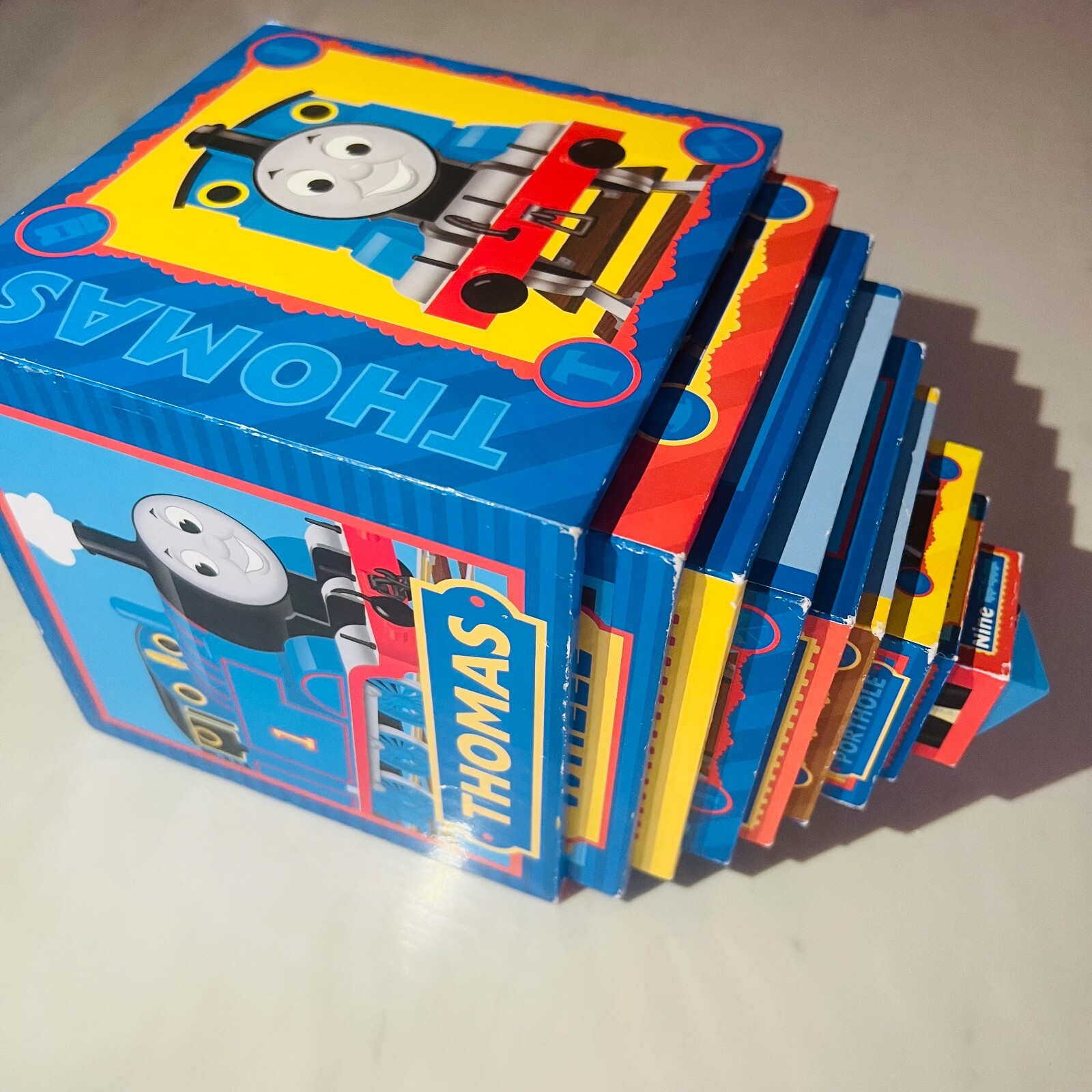 Thomas The Tank Engine – Nesting Stacking Blocks – Thomas & Friends – Rare 5&Prime;