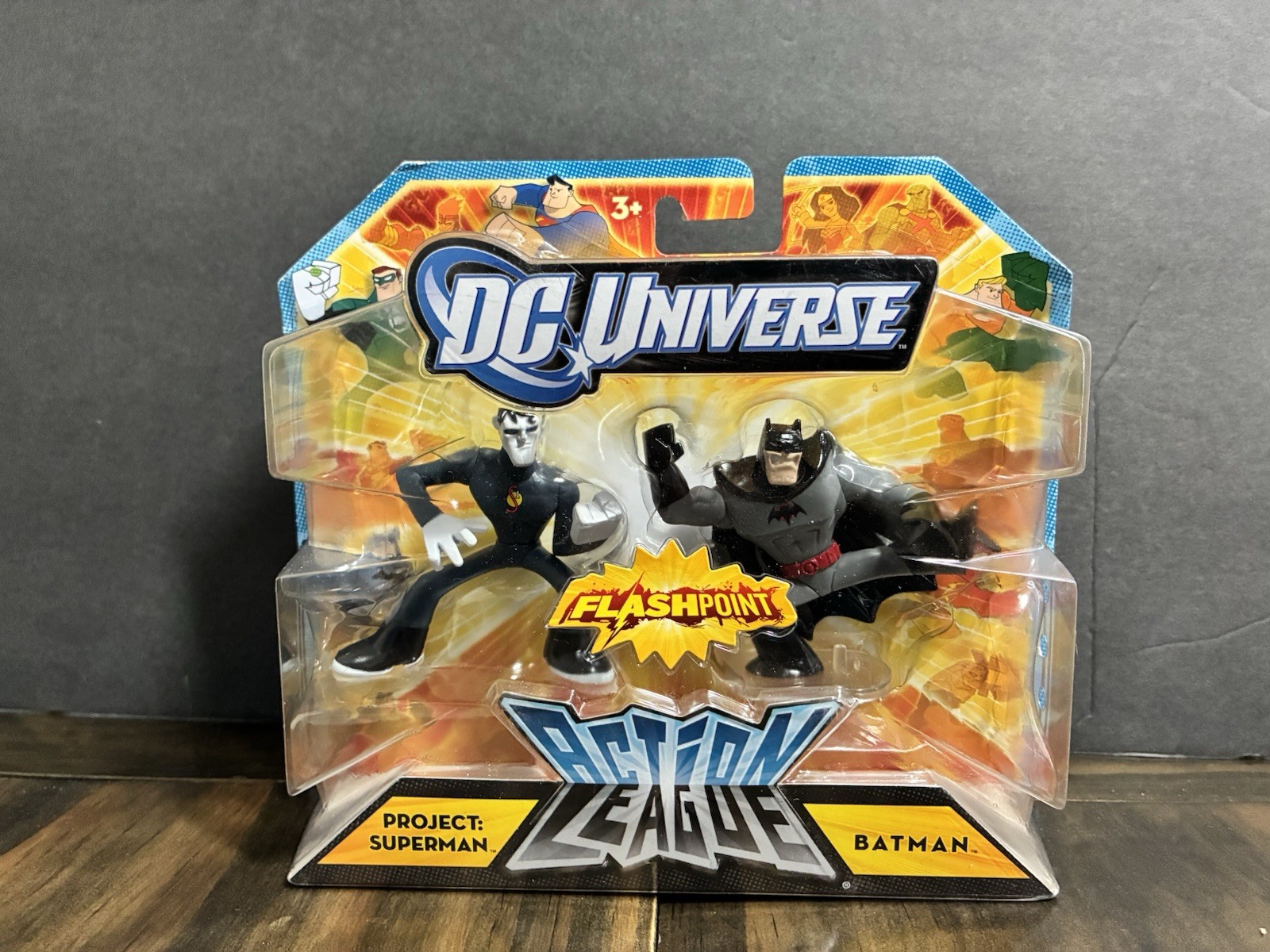 DC Universe Action League FLASHPOINT SUPERMAN & BATMAN 2&Prime; Justice League Action